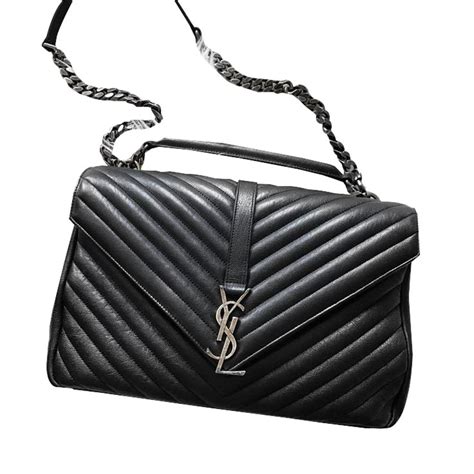 sac bandoulière yves saint laurent noir|Yves Saint Laurent Sacs à main .